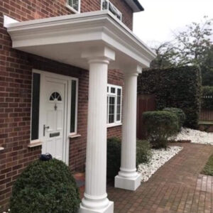 Extra Tall Fluted Columns